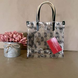 Small, clear tote bag